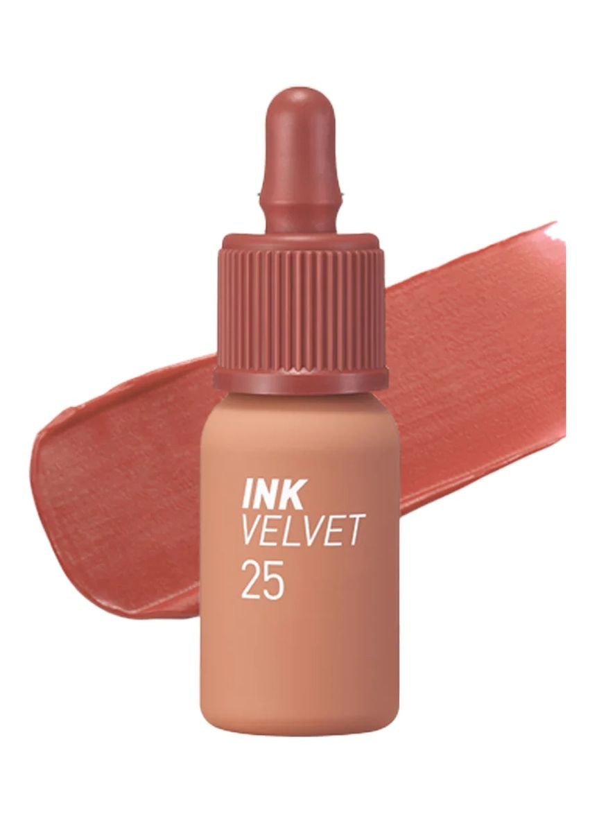 Матовый тинт INK VELVET TINT #25 CINNAMON NUDE для губ, 4г Peripera (276905615)