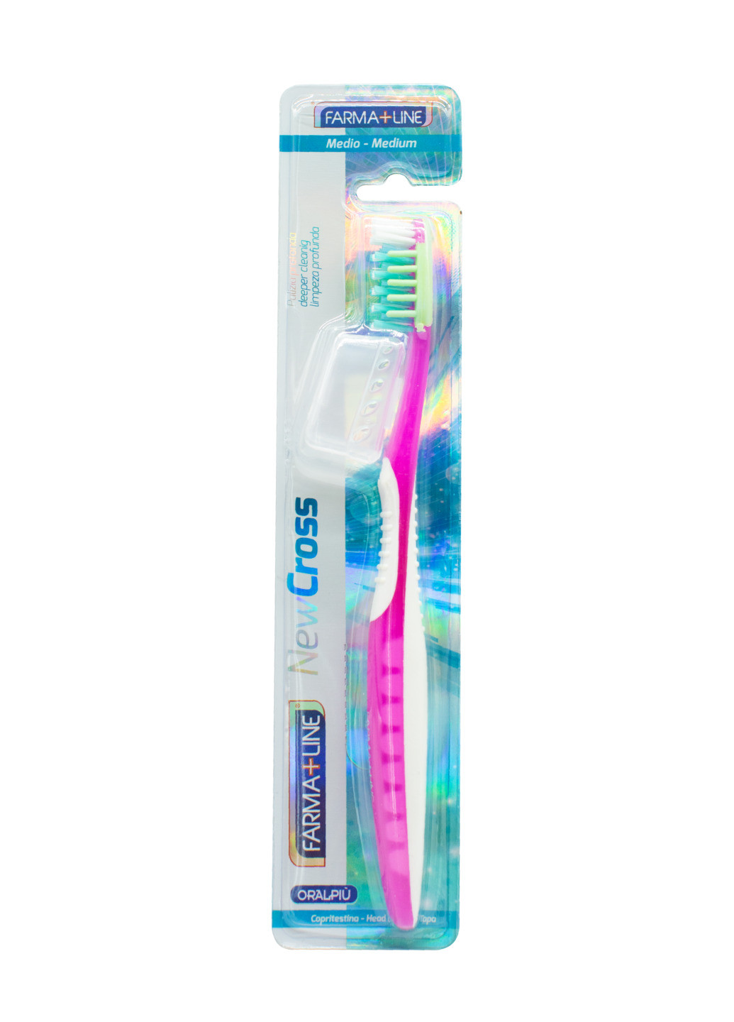 Зубна щітка з ковпачком ергономічна Farmaline (261030250)
