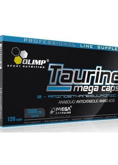 Olimp Nutrition Taurine Mega Caps 120 Caps Olimp Sport Nutrition (256719547)
