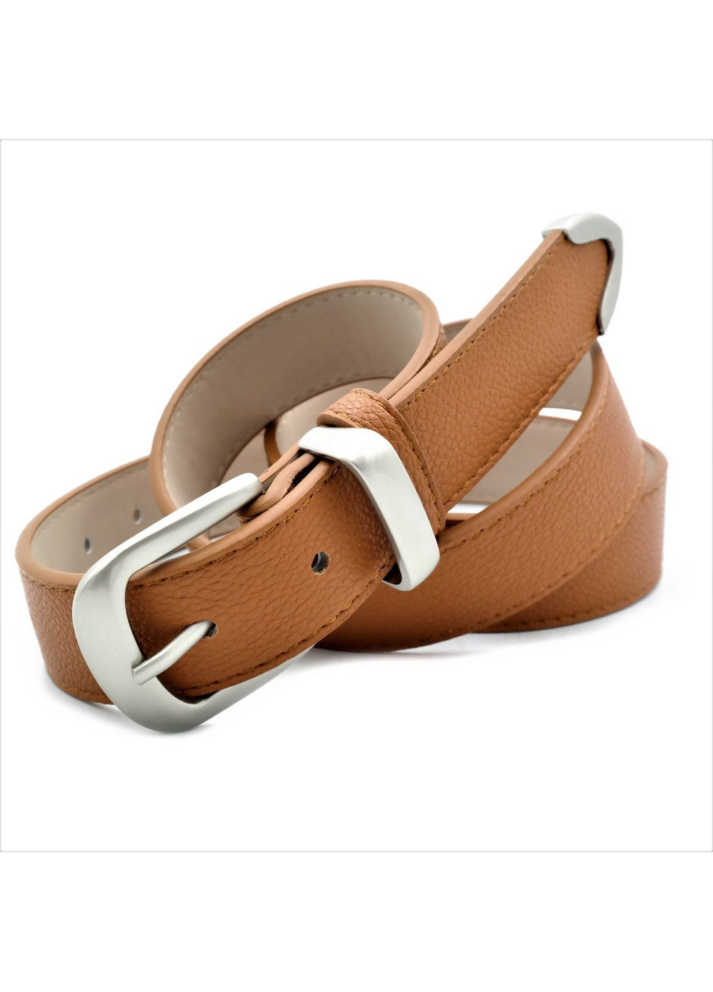 Жіночий ремінь Weatro 2,8 х 110 см Коричневий (рудий) zhkz-30cm-018 Le-Mon (267406442)