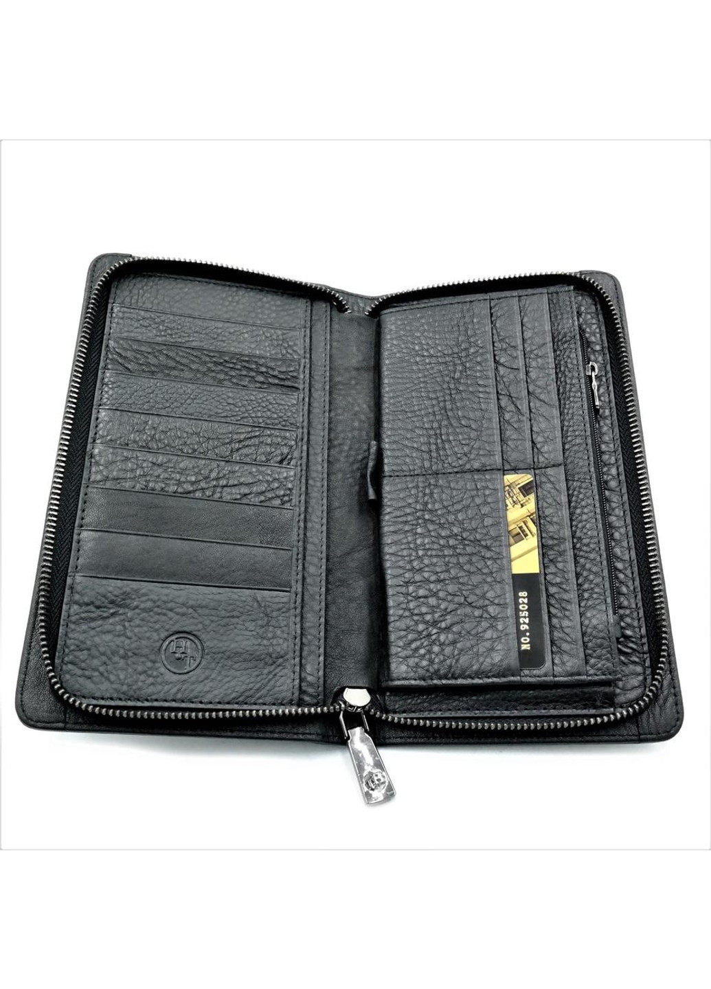 Мужской кожаный клатч-кошелек 22,5 х 12,5 х 3 см Черный wtro-212 Weatro (272950012)