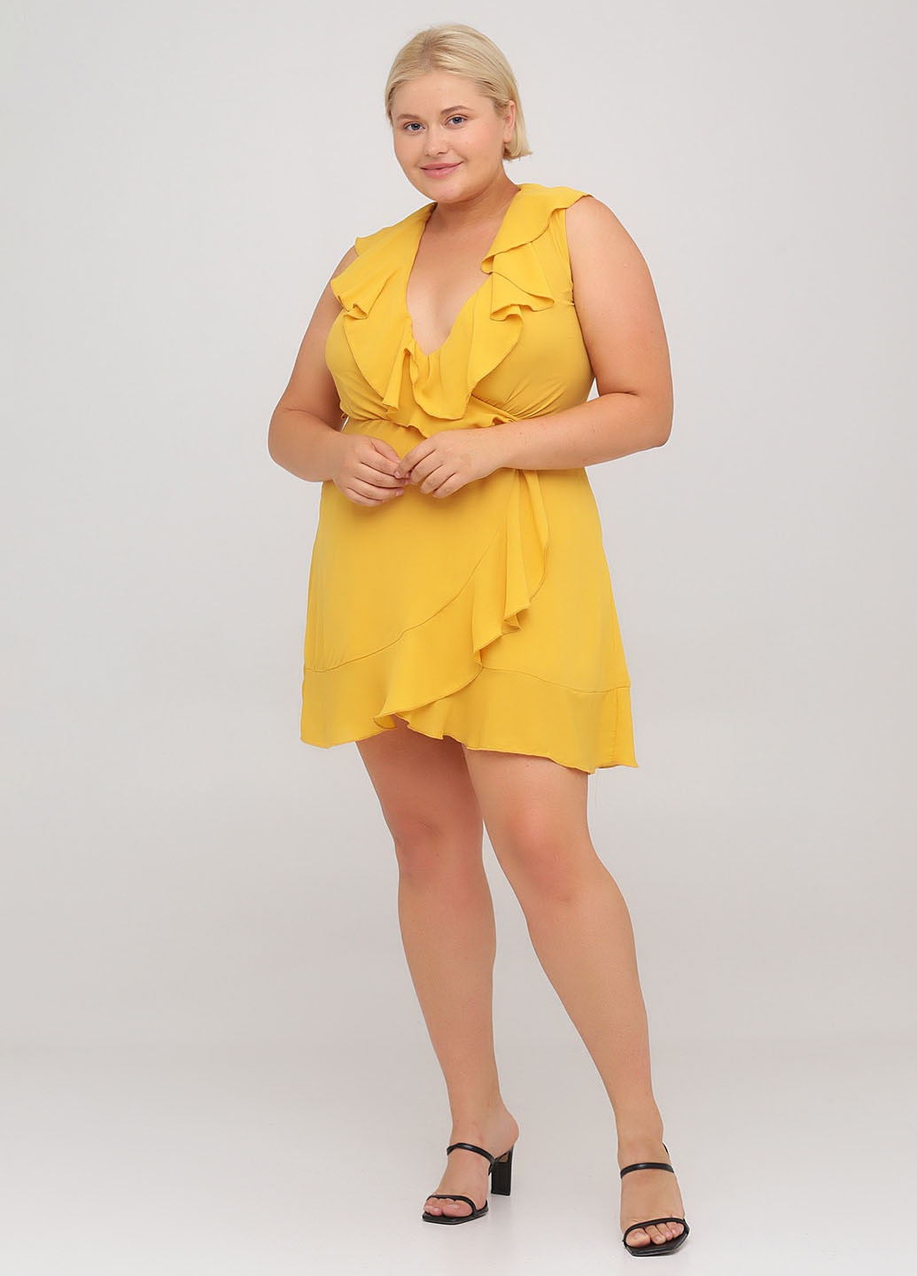 Жовтий сукня Lipsy