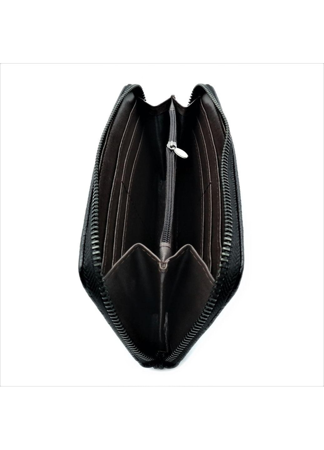 Чоловічий клатч гаманець Колір Чорний Weatro ekm-nwksh-001 Le-Mon (272596664)