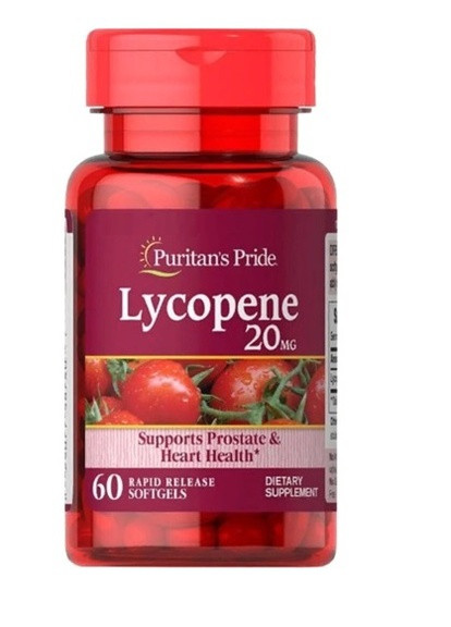 Puritan's Pride Lycopene 20 mg 60 Softgels Puritans Pride (258499305)