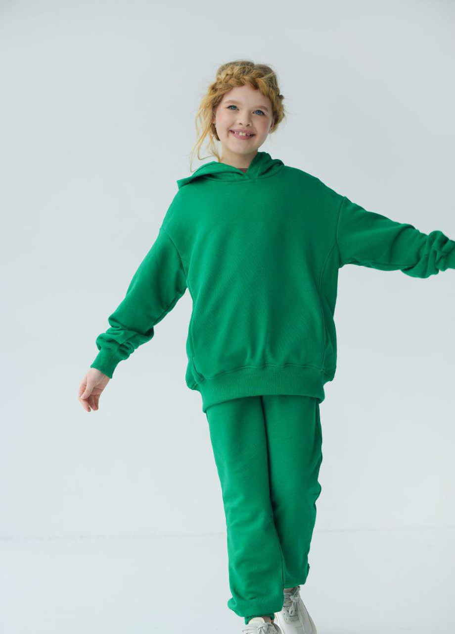 Зелений демісезонний костюм брючний Garna