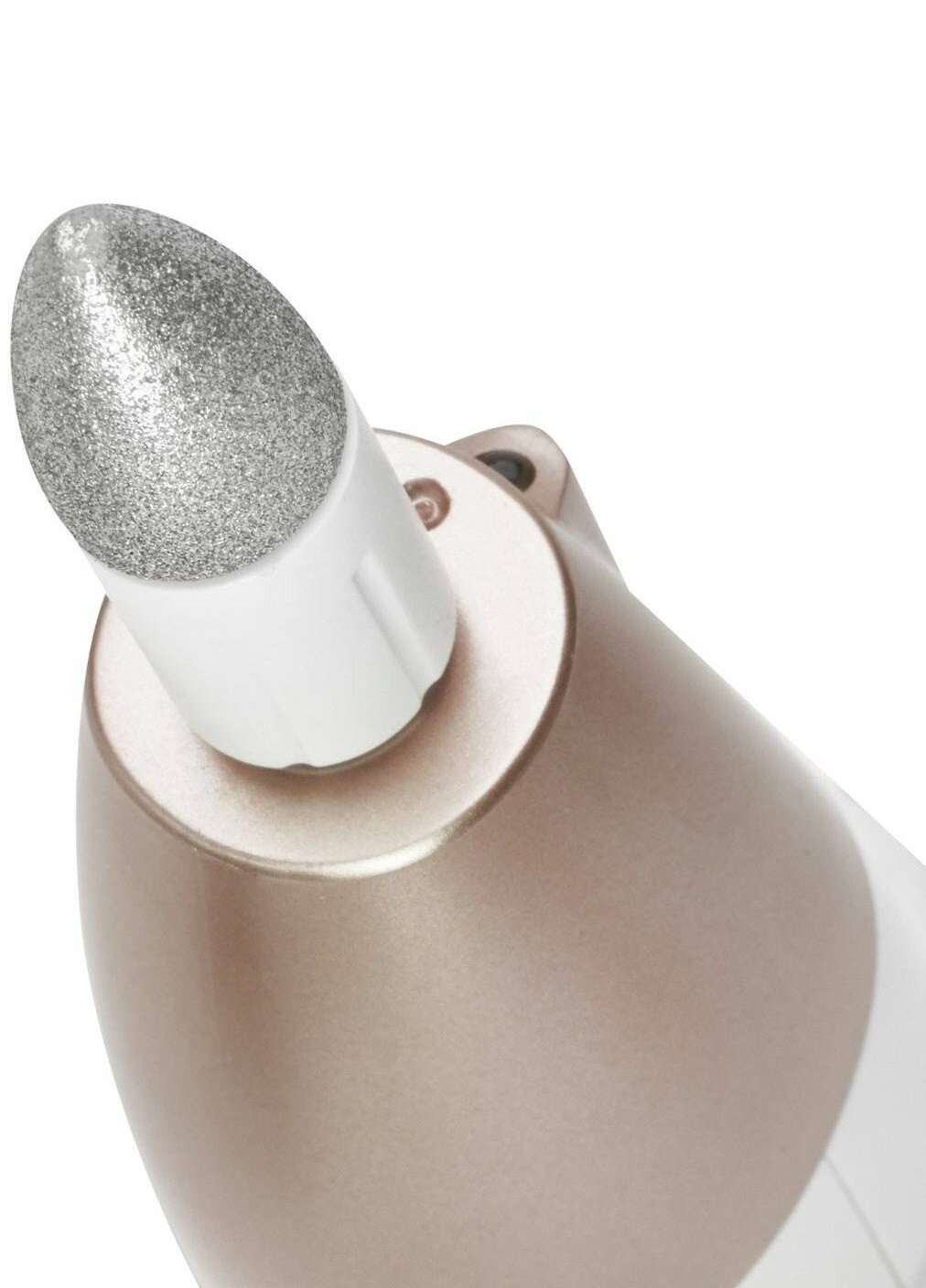 Маникюрно-педикюрный набор комплект фрезер для рук ног 7 насадок светодиодная подсветка (474528-Prob) Белый с бежевым Unbranded (258674175)