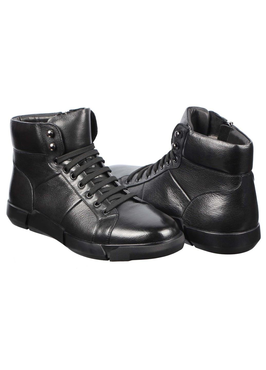 Черные зимние мужские зимние ботинки 195518 Marco Pinotti