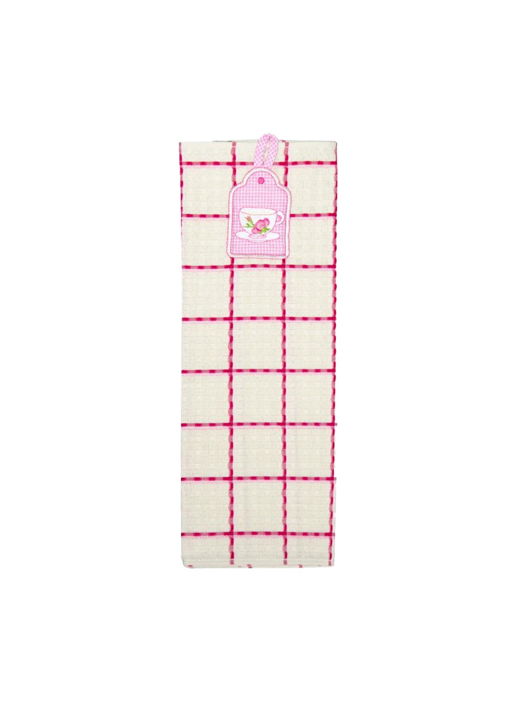 Рушник "Подарунковий з вишивкою" 45х75 см колір рожевий ЦБ-00201974 Ярослав (259467255)