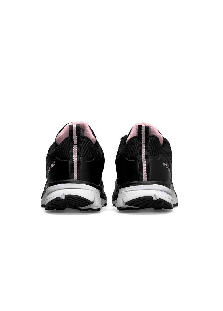 Черные демисезонные кроссовки женские, вьетнам Nike Flykit Racer W Gore-Tex Black White Pink