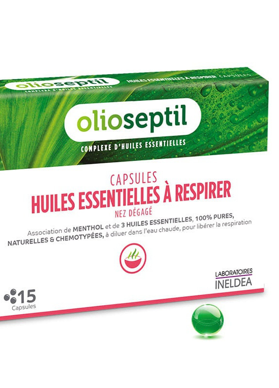 HUILES ESSENTIELLES A RESPIRER 15 Caps Olioseptil (258498842)