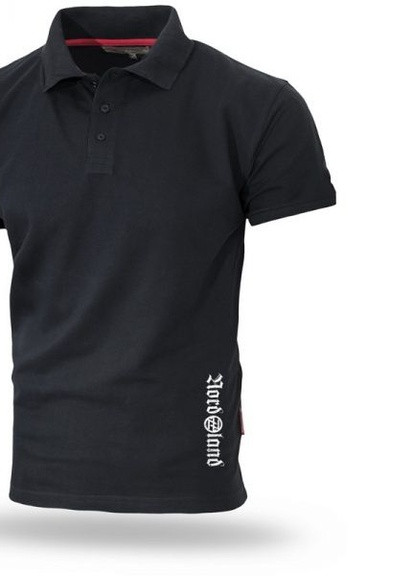 Черная футболка-футболка поло dobermans nortland tsp168bk для мужчин Dobermans Aggressive