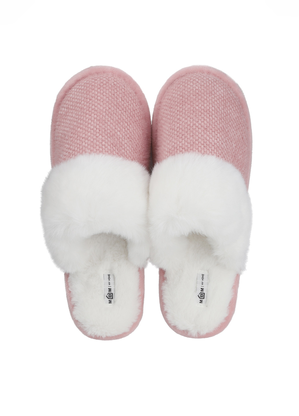 Капці жіночі хутряні закриті VIRA, р. 40-41, рожеві MVM (271833125)