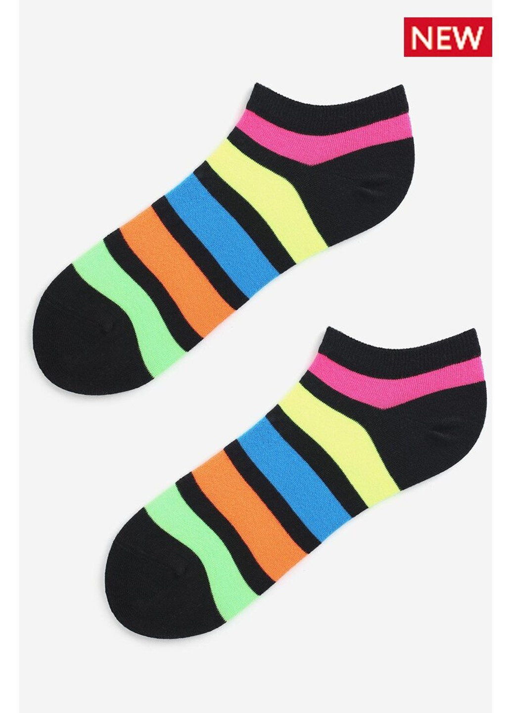 Шкарпетки жіночі бавовняні різнокольорові FOOTIES RAINBOW 2 445506 Miss Marilyn (257061758)