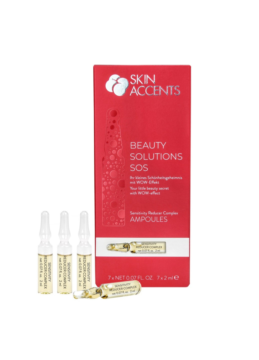 Десенсибілізуючий комплекс Sensitivity Reducer Complex Skin Accents Inspira 2х7 мл Inspira:cosmetics (269237789)