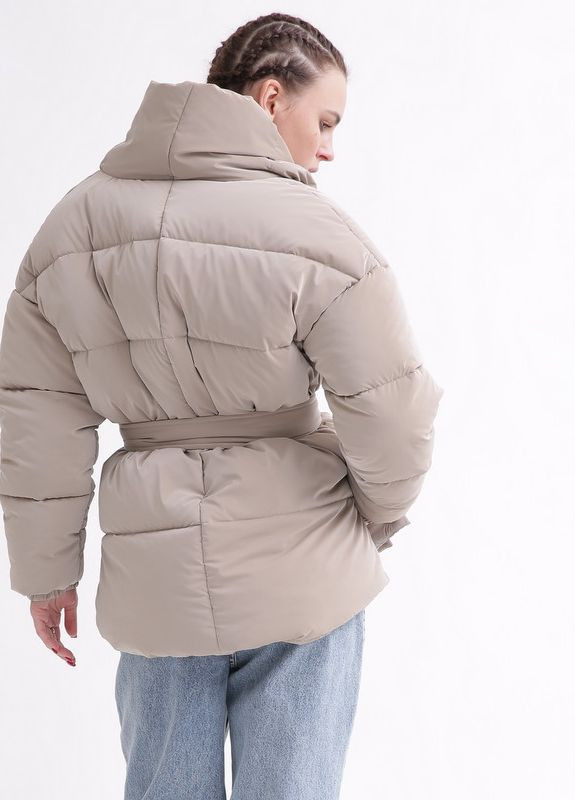 Бежевая зимняя куртка X-Woyz