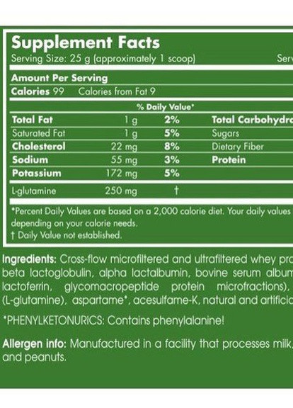 100% Whey Isolate 2000 g /80 servings/ Pistachio Scitec Nutrition (256726020)
