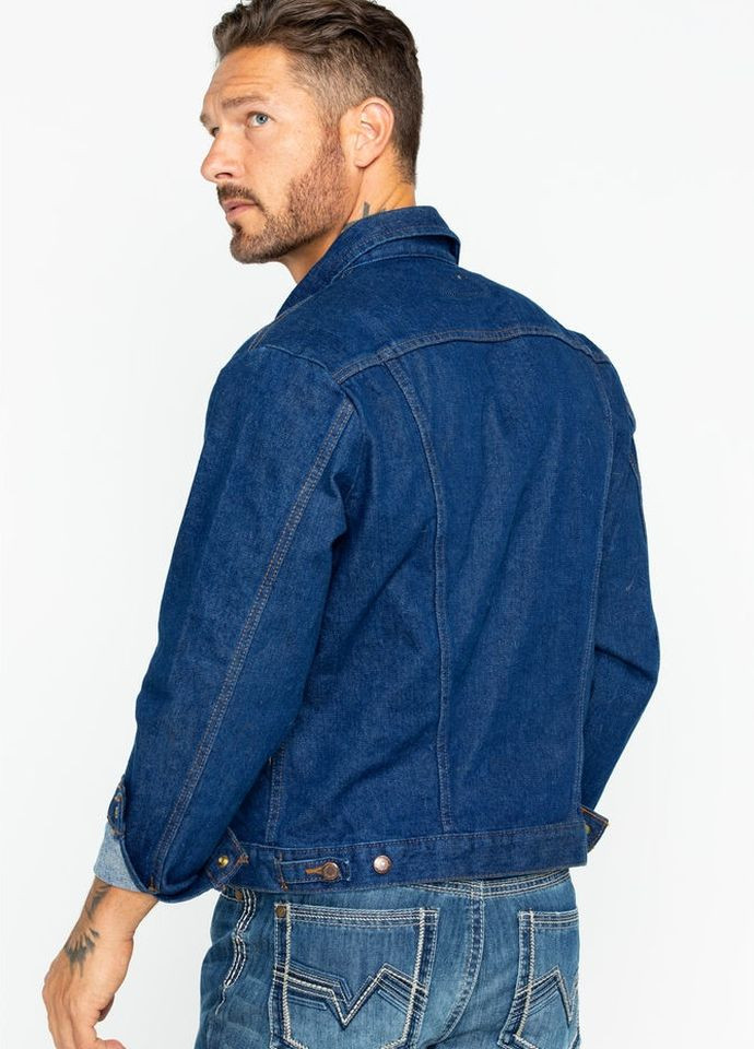 Темно-синяя демисезонная бестселлер! классческая джинсовая куртка – denim original Wrangler Cowboy Cut