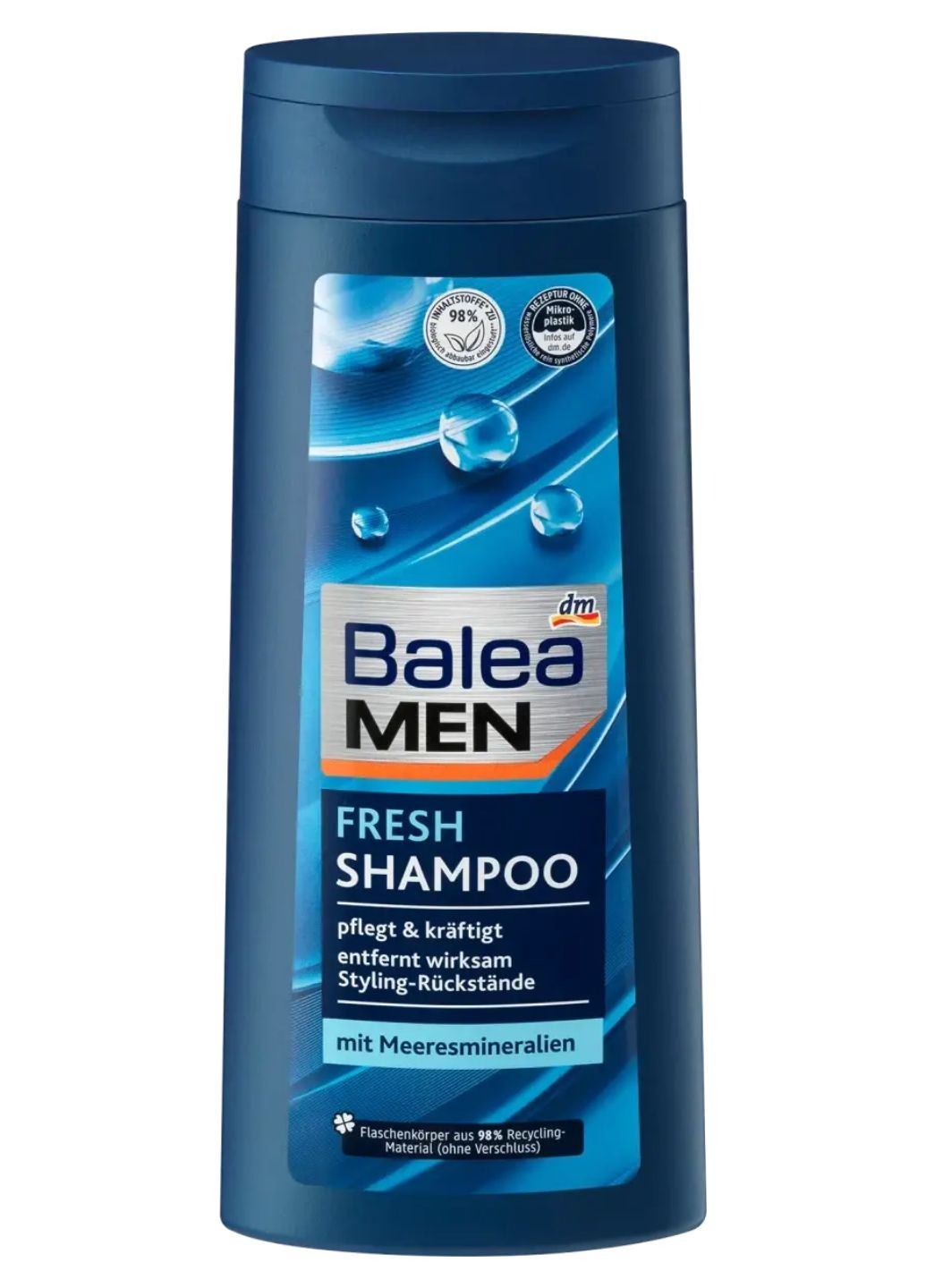Чоловічий шампунь для волосся Men Fresh 300мл Balea (259001065)