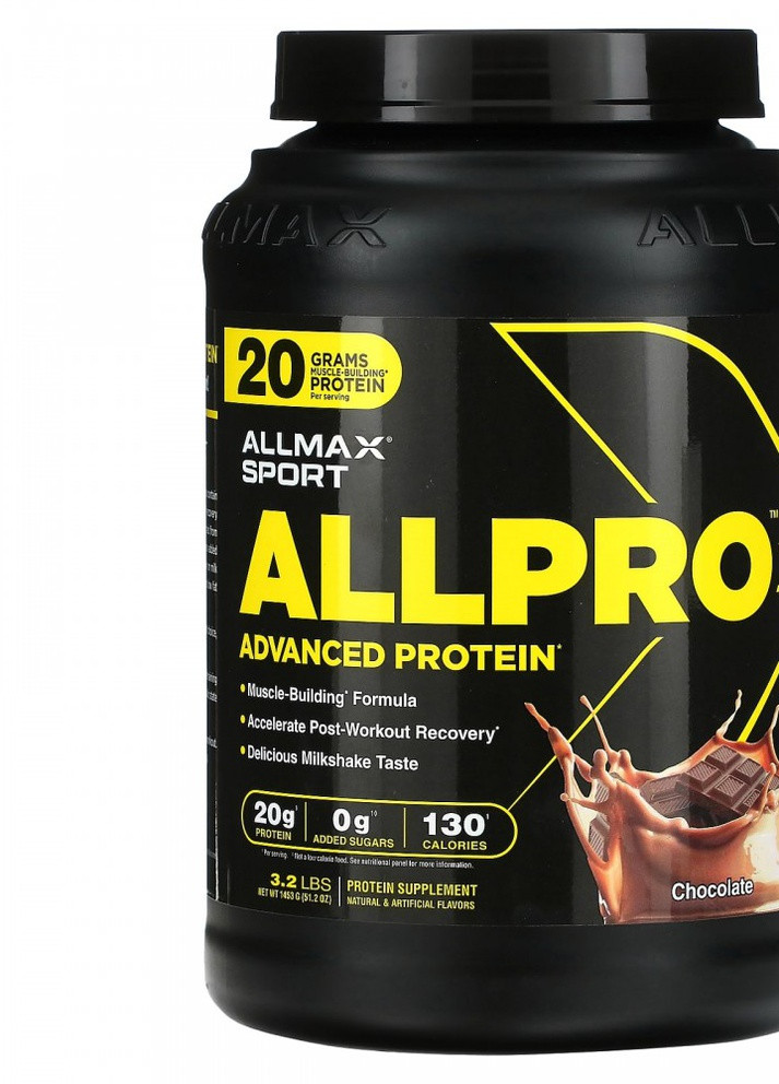 Протеин ALLPRO Advanced Protein 1453 g (Chocolate) ALLMAX Nutrition (259752958)