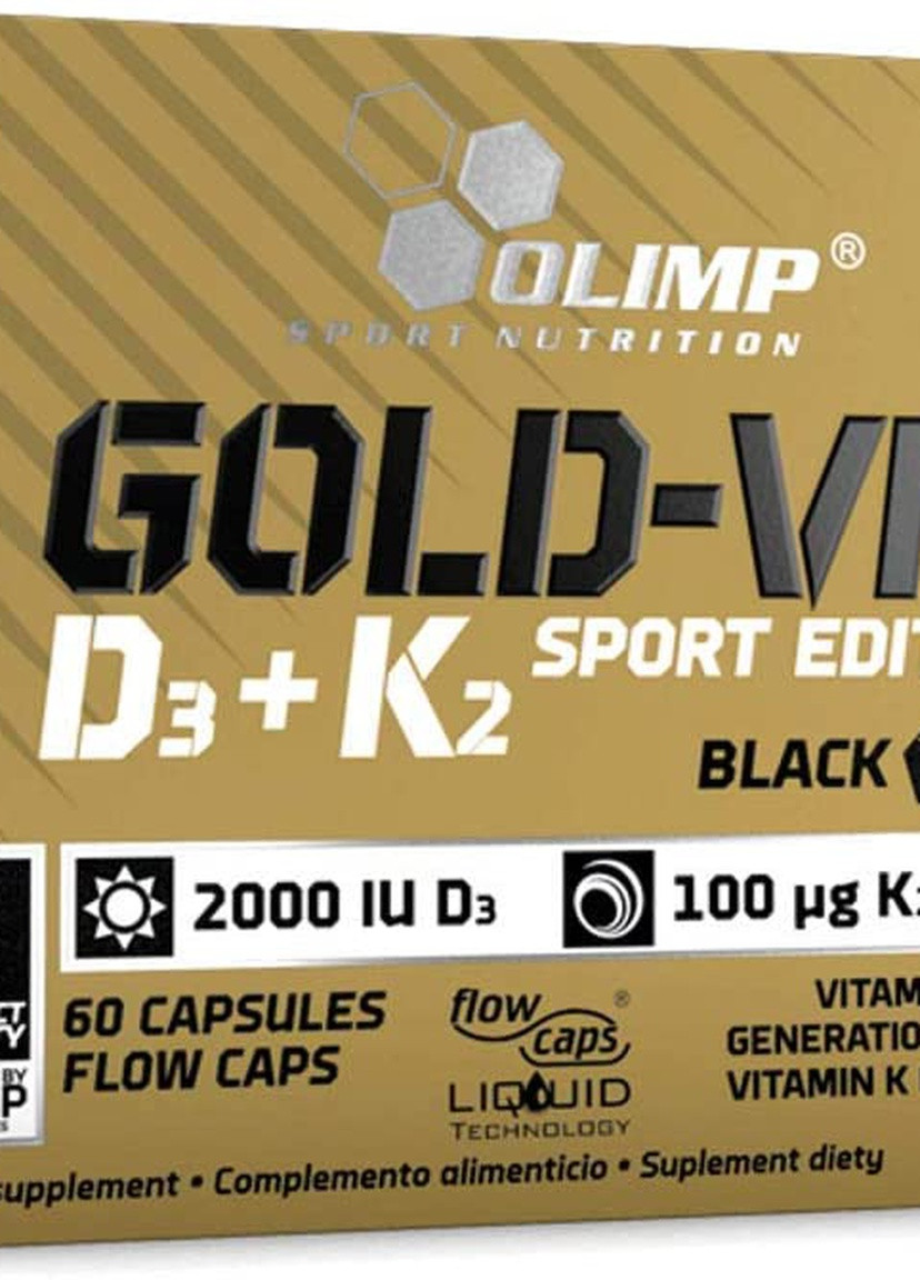 Olimp Nutrition Gold-Vit D3+K2 Sport Edition 60 Caps Olimp Sport Nutrition (258499179)