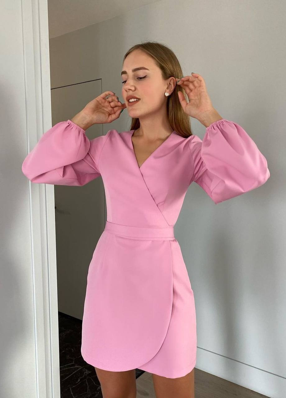 Розовое платье popluzhnaya