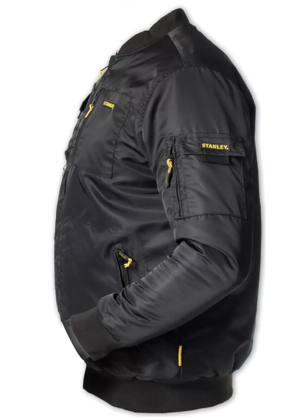 Черная куртка-бомбер мужская Stanley Bomber Jacket