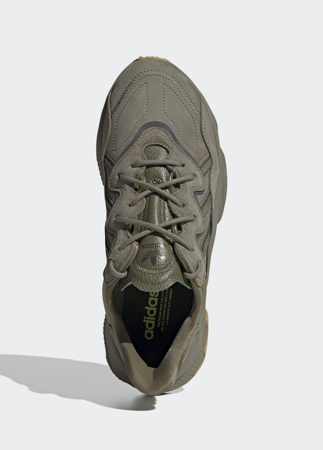 Зелені всесезон кросівки ozweego adidas