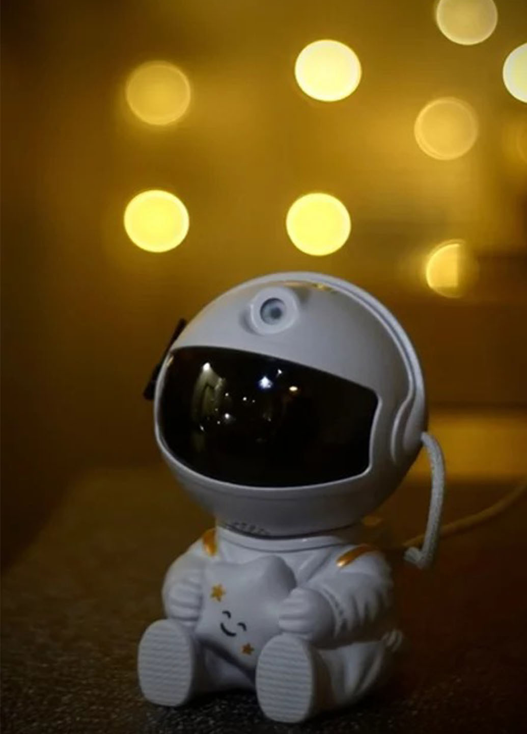 Дитячий нічник - проектор зоряного неба Астронавт MINI Farraray обертання на 360 Solar (276972166)