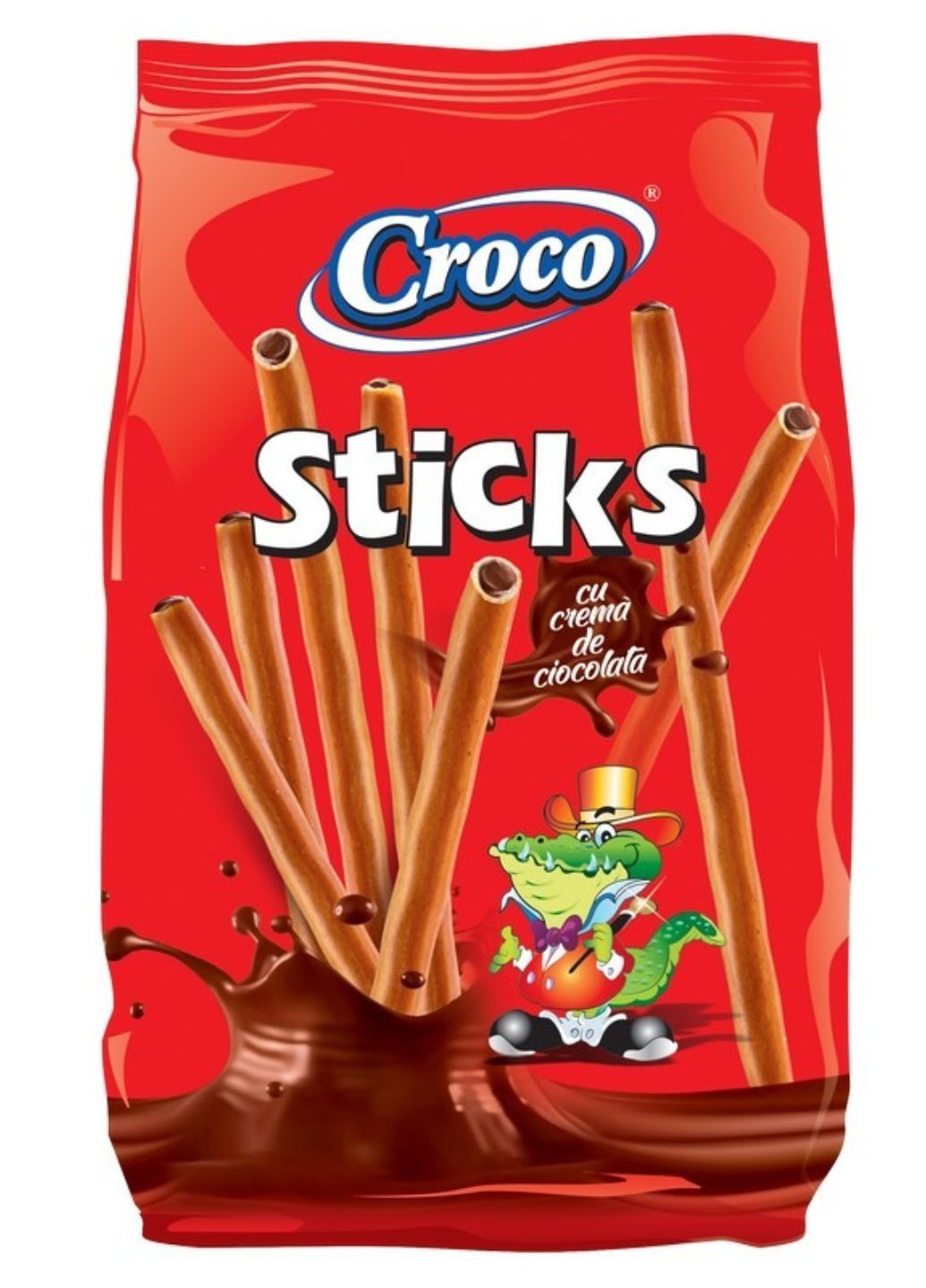 Палички з шоколадним кремом STICKS 80 г CROCO (259423554)