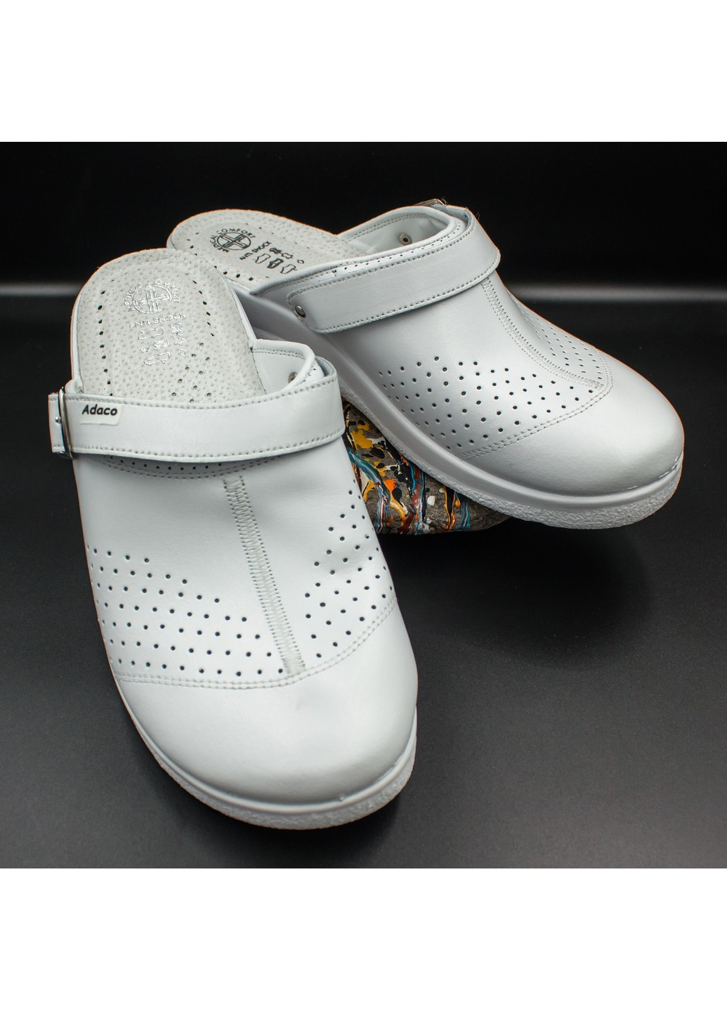 Чоловічі сабо шкіряні 712sr Adaco (263361124)