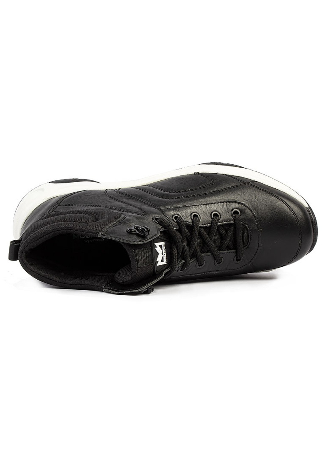 Черные осенние ботинки мужские бренда 9100413_(1) ModaMilano
