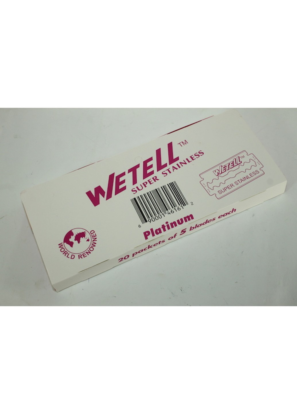 Леза Wetell із нержавіючої сталі на планшеті 100шт FROM FACTORY (260744029)