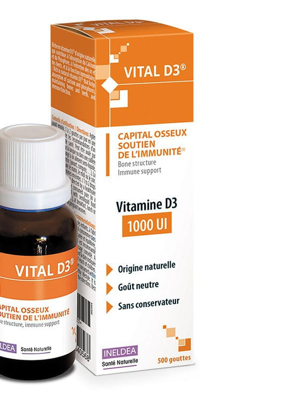 VITAL-D3 ® 20 ml /500 servings/ Ineldea Sante Naturelle (258498886)