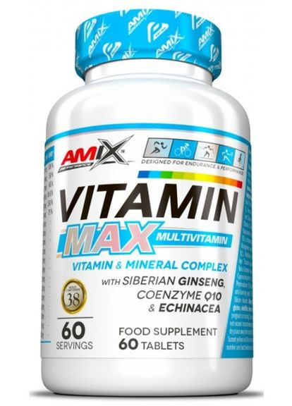 Мультивитамины Performance Vitamin Max Multivitamin 60tabl Amix Nutrition (276325139)