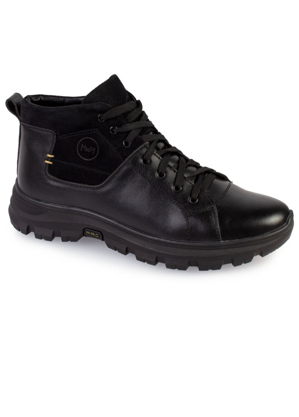 Черные зимние ботинки мужские бренда 9501004_(1) ModaMilano