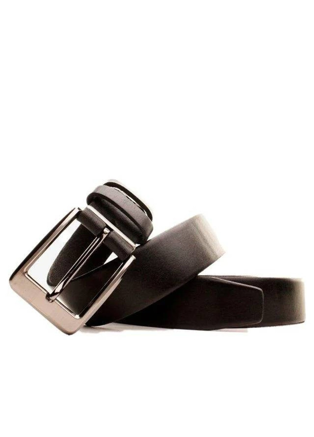 Мужской кожаный коричневый ремень батал 175 см L35Y1W39-2 Lazar (261856322)