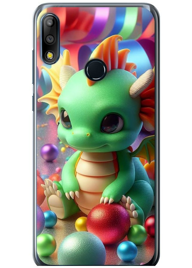 Силиконовый чехол 'Веселый дракончик' для Endorphone Asus Zenfone Max Pro M2 ZB631KL (275457414)