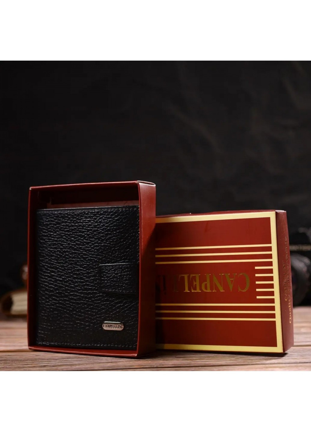 Мужской кожаный кошелек 21728 Canpellini (262523684)