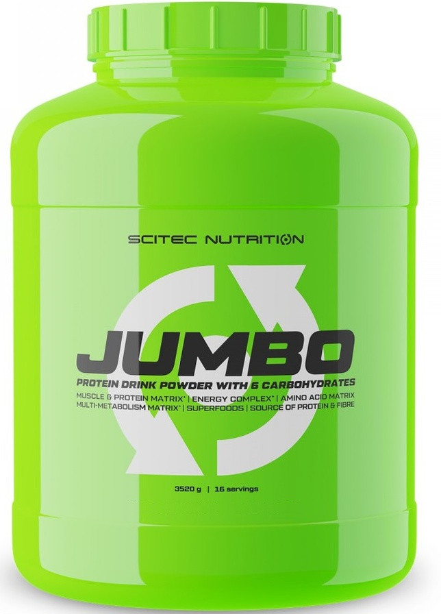 Jumbo 3520 g /16 servings/ Strawberry Scitec Nutrition (257226649)