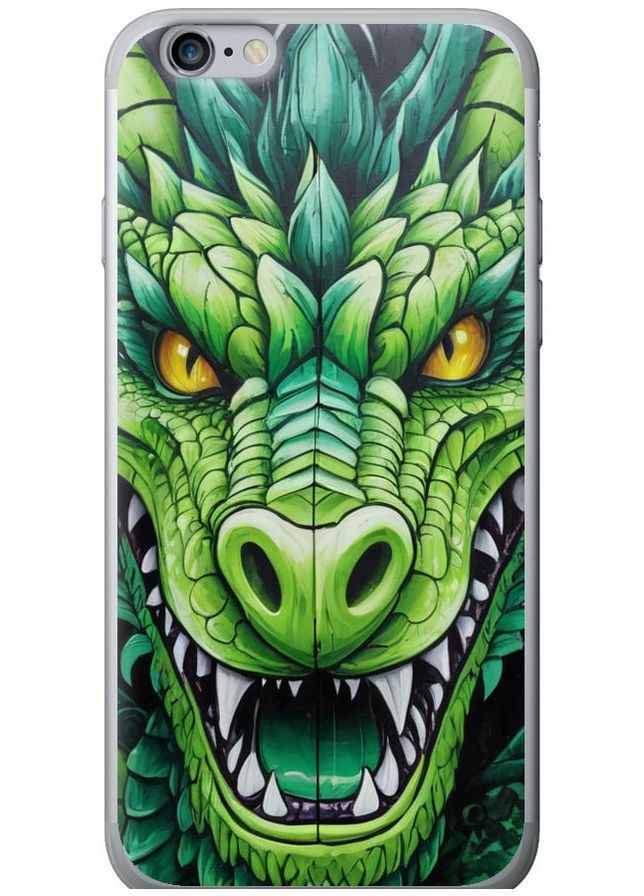 2D пластиковий чохол 'Зелений дракон' для Endorphone Apple iPhone 6 Plus (275467923)