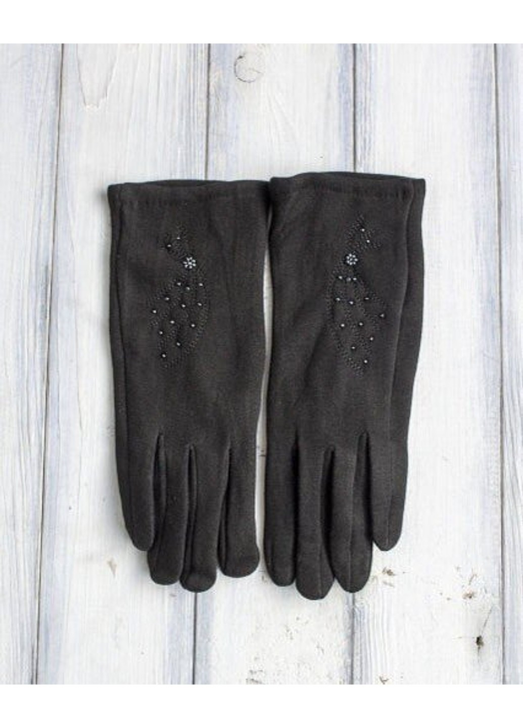 Женские стрейчевые перчатки 8742 L BR-S (261486838)