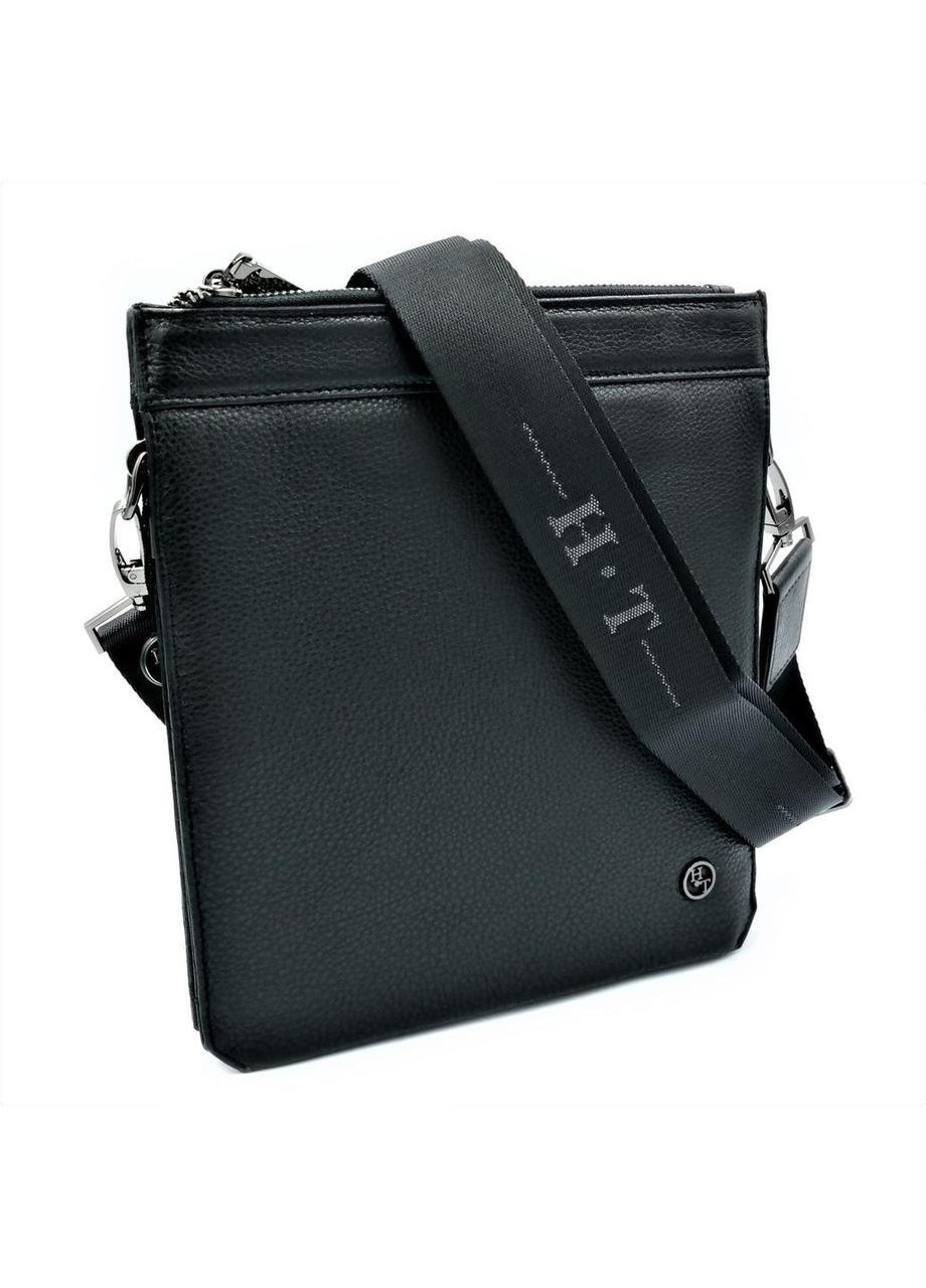 Мужская кожаная сумка H.T.Leather чёрного цвета SKL85-296486 New Trend (259161352)