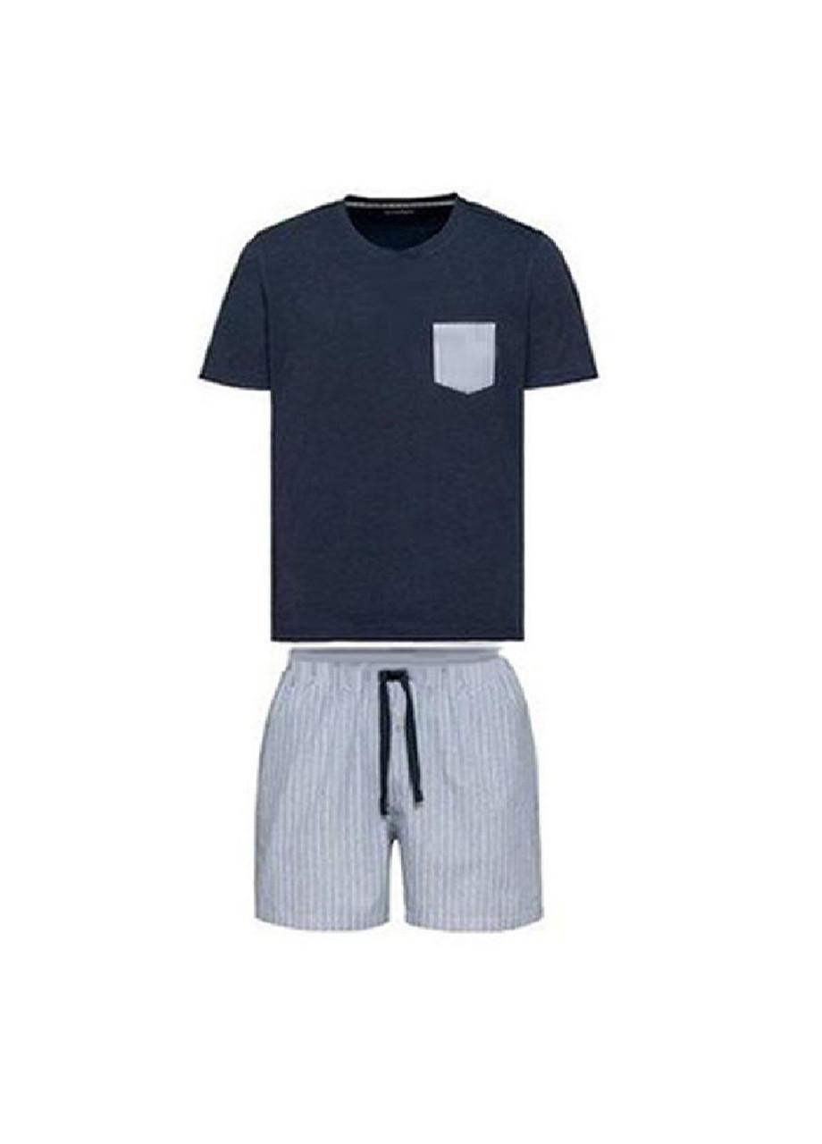 Пижама мужская батал (футболка + шорты) Livergy (257882885)