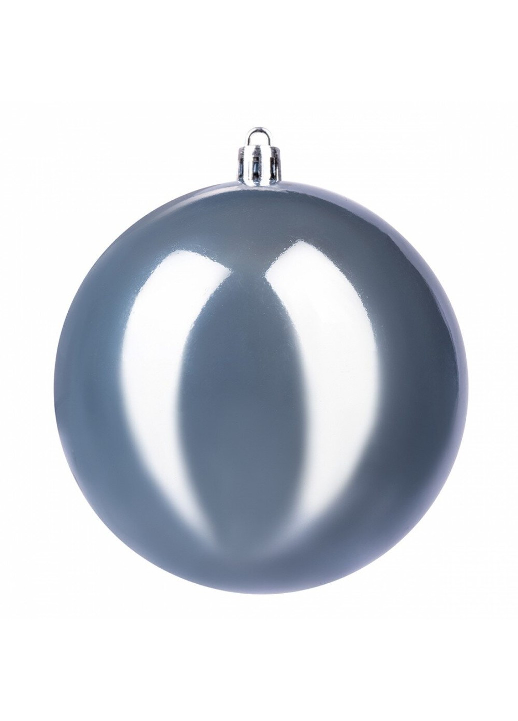 Куля новорічна Yes! Fun d-10 см, темно-блакитний, перламутровий 973516 Novogod'ko (269692776)