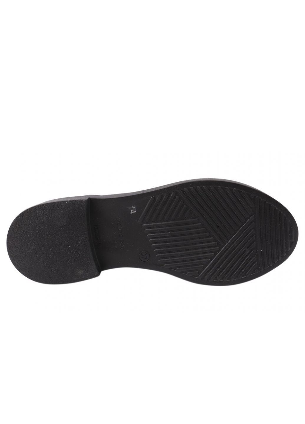 ботинки женские из натуральной кожи, на низком ходу, на шнуровке, цвет черный, украина SAVIO