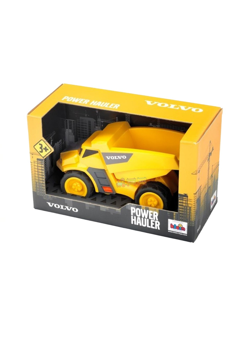 Игрушка "Самосвал Volvo" в коробке цвет желтый 00-00243150 Klein (259422927)