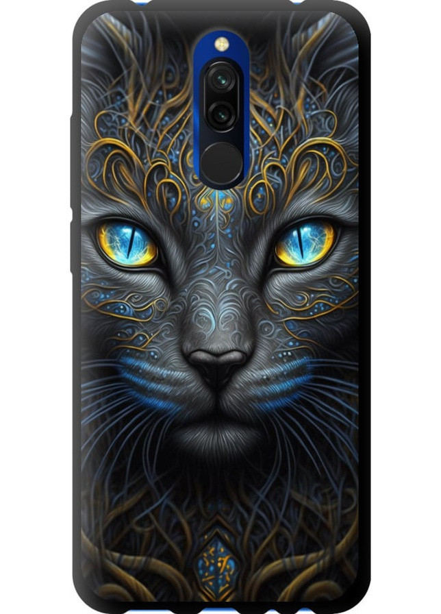 TPU черный чехол 'Кошка' для Endorphone Xiaomi Redmi 8 (257804613)