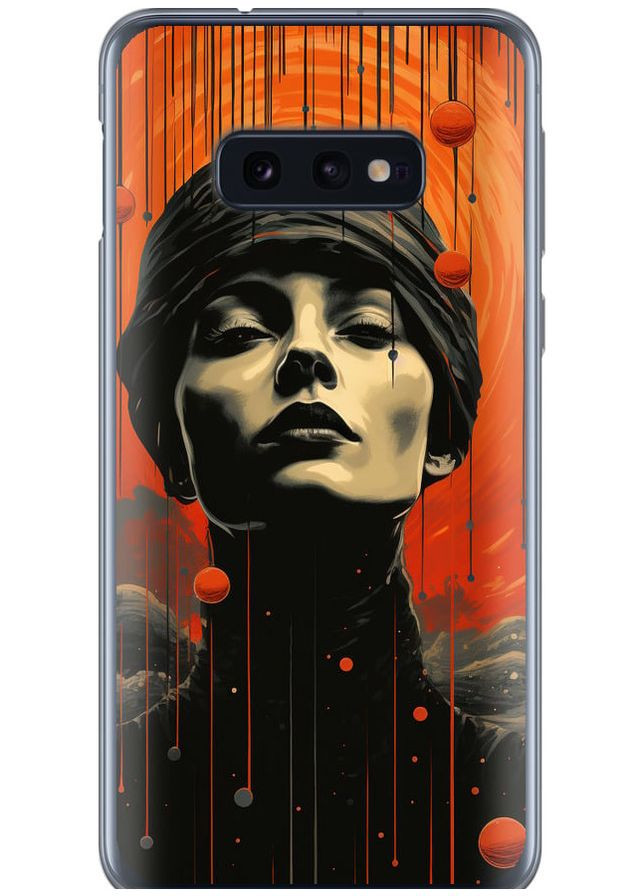 Силіконовий чохол 'Абстрактний портрет v2' для Endorphone Samsung Galaxy S10e (266049570)