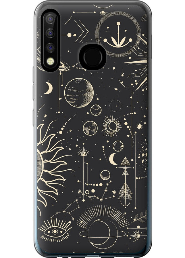 Силіконовий чохол 'Фаза місяця' для Endorphone Tecno Camon 12 CC7 (258090487)