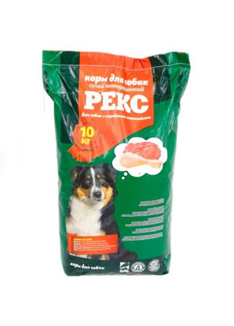 Рекс Корм для собак з середньою активністю, 10 кг РЕКС (275924885)